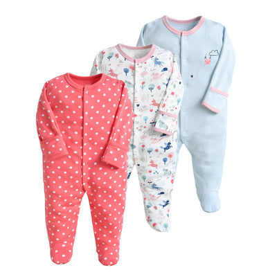 Pijama Envolvente para Recién Nacido con Pie Integrado - Image 10