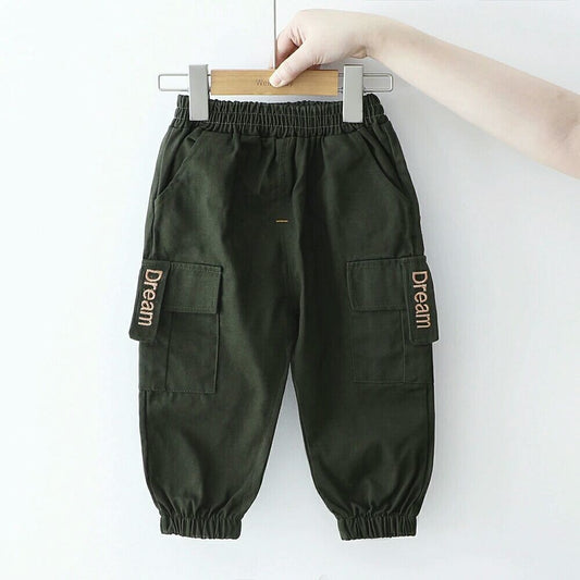 Pantalones Deportivos Infantiles Coreanos - Overol Casual para Niño