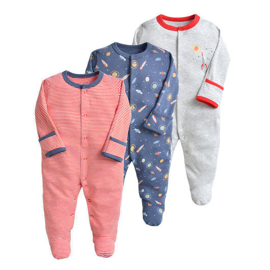 Pijama Envolvente para Recién Nacido con Pie Integrado