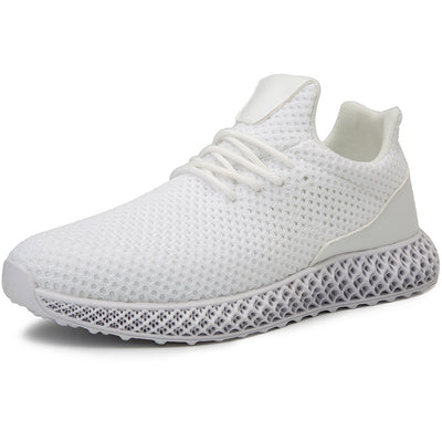 Zapatos Casuales de Malla Blanca para Hombre - Verano - Image 12