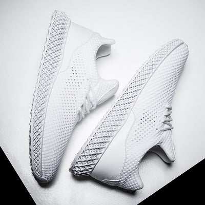 Zapatos Casuales de Malla Blanca para Hombre - Verano - Image 13
