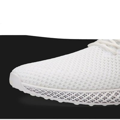 Zapatos Casuales de Malla Blanca para Hombre - Verano - Image 21