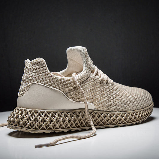 Zapatos Casuales de Malla Blanca para Hombre - Verano - Image 9
