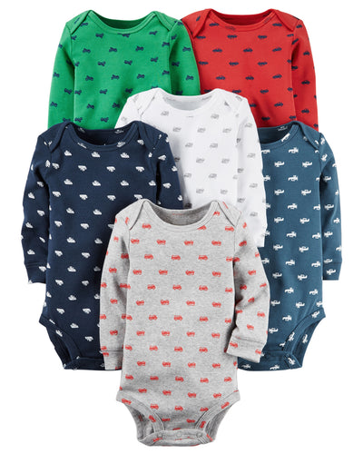 Enterizo Infantil de Manga Larga Multicolor con Diseño Triangular - Image 8