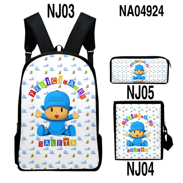 Mochila Trendy con Impresión Digital a Color - Set Completo