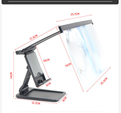 Amplificador de Pantalla 12" Anti Luz Azul - Soporte Plegable Portátil para Móvil - Image 3
