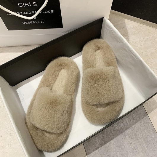Pantuflas de Piel para Mujer con Suela Antideslizante - Zapatos Cómodos para Casa - Image 19