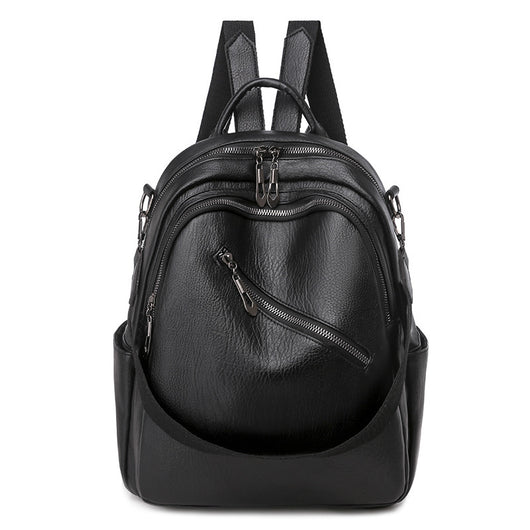 Mochila Escolar de Cuero PU Suave - Capacidad Grande Multiusos - Image 14