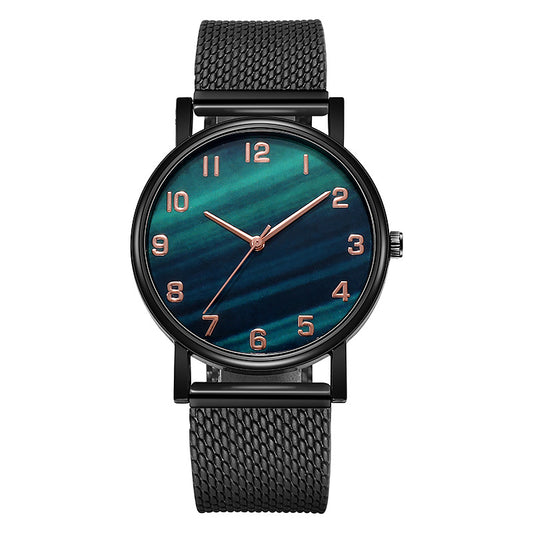 Reloj de Moda Retro Disco de Cuarzo para Mujer