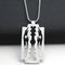 Collar Cadena Acero Inoxidable con Dije Hoja para Hombre y Mujer