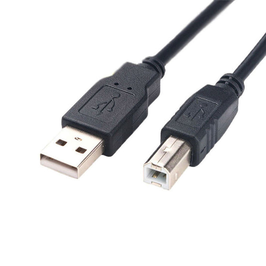 Cable USB para Impresora en Cobre Puro Negro