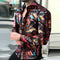 Camisa Casual Estampada de Manga Larga para Hombre
