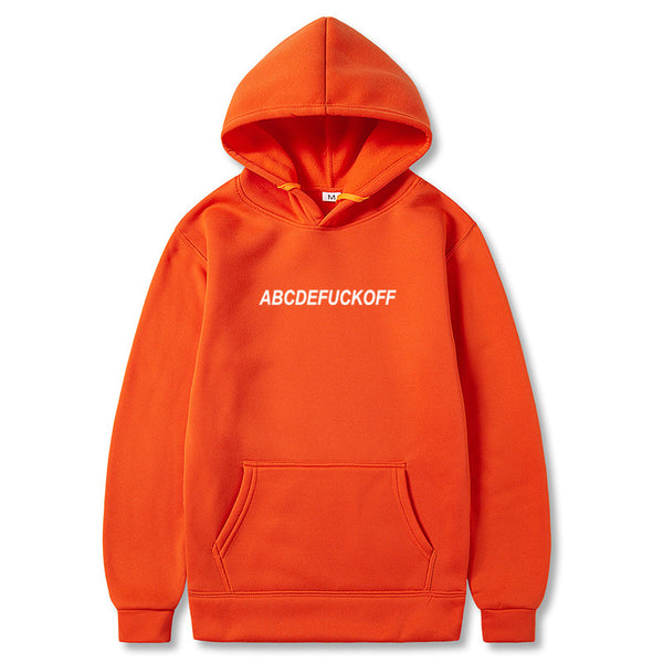 Sudadera con Capucha de Manga Larga Estampado Letras Gráfico