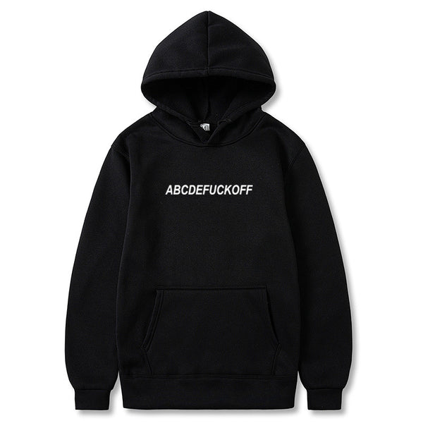 Sudadera con Capucha de Manga Larga Estampado Letras Gráfico