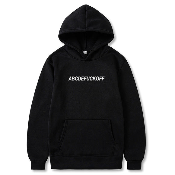 Sudadera con Capucha de Manga Larga Estampado Letras Gráfico