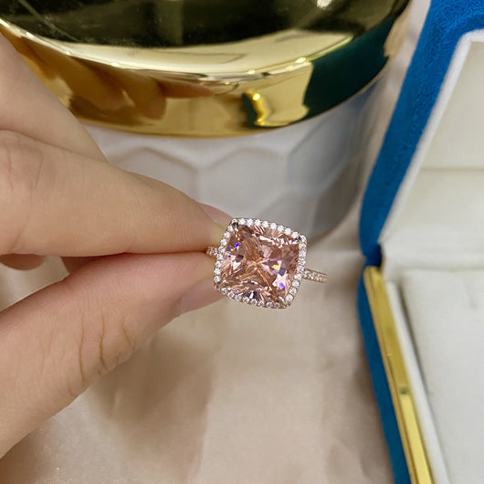 Anillo de Joya con Diseño de Cuadrado y Fertilizante Morgan - Image 8