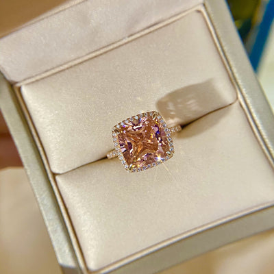 Anillo de Joya con Diseño de Cuadrado y Fertilizante Morgan - Image 5