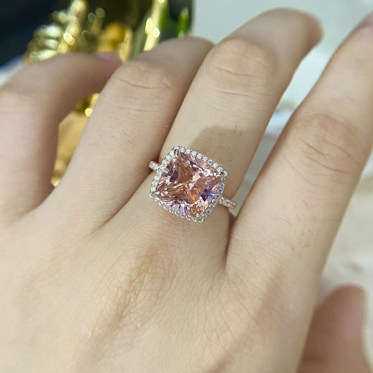 Anillo de Joya con Diseño de Cuadrado y Fertilizante Morgan - Image 4