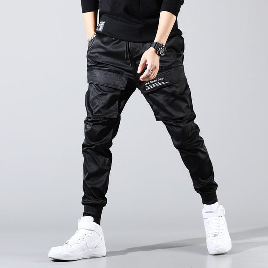 Pantalones Casuales Overol Hombre Estilo Coreano