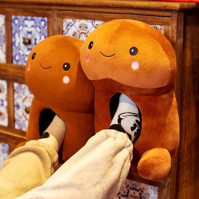 Pantuflas Peluche Muñeca Adorable - Zapatillas Cálidas y Suaves - Image 9