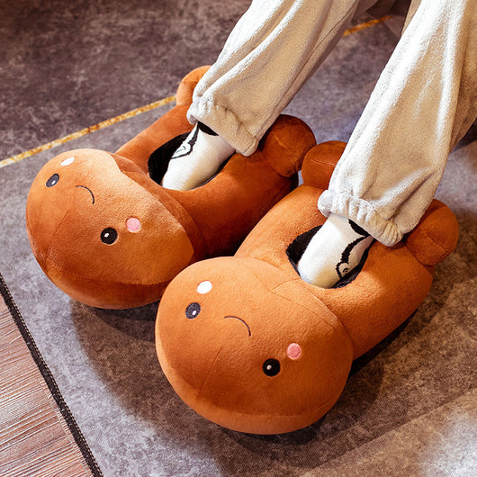Pantuflas Peluche Muñeca Adorable - Zapatillas Cálidas y Suaves - Image 6