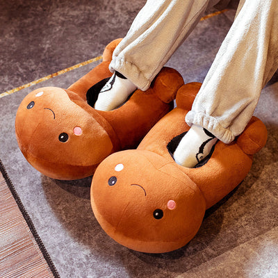 Pantuflas Peluche Muñeca Adorable - Zapatillas Cálidas y Suaves - Image 5