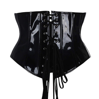 Corsé de Cintura Ajustable en Cuero PU - Estilo Europeo Elegante - Image 2