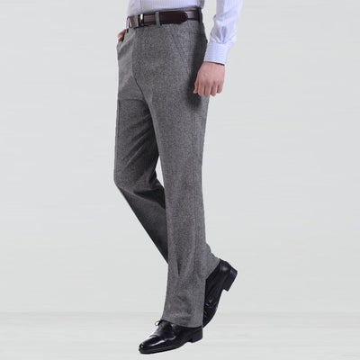 Pantalones Casuales de Cintura Alta para Hombre Maduro - Image 9