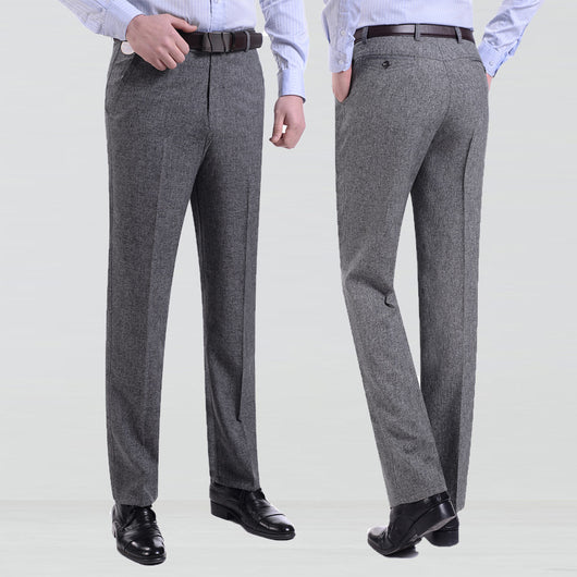Pantalones Casuales de Cintura Alta para Hombre Maduro - Image 14