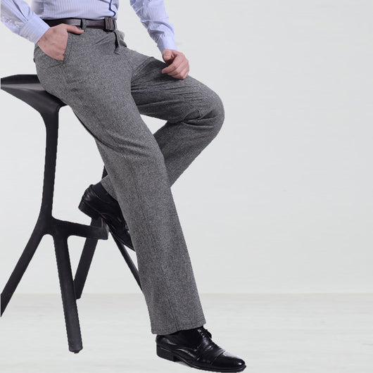Pantalones Casuales de Cintura Alta para Hombre Maduro - Image 16