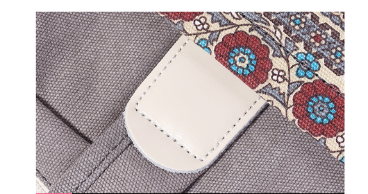 Mochila Portátil Estilo Étnico Canvas Resistente a Caídas - Image 17