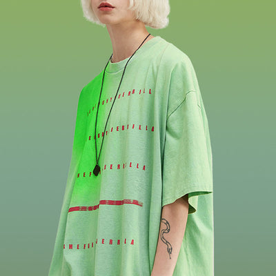 Camiseta Personalizada de Algodón con Estampado de Letras - Image 9