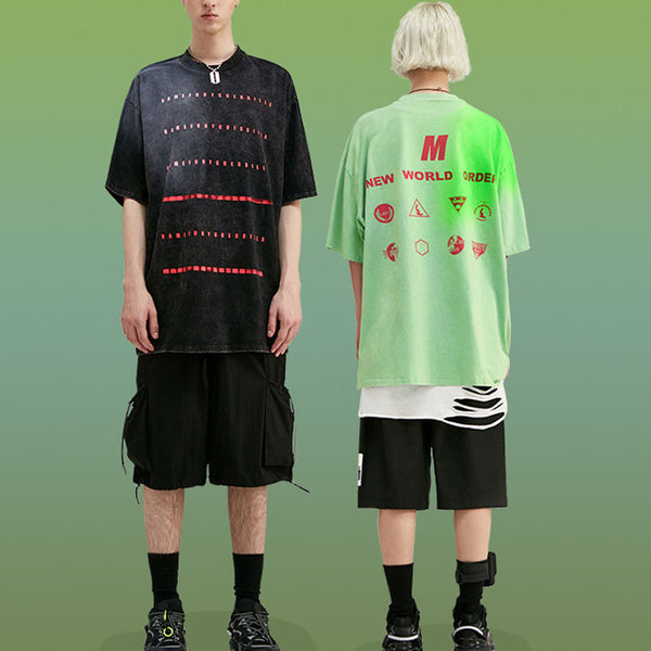 Camiseta Personalizada de Algodón con Estampado de Letras