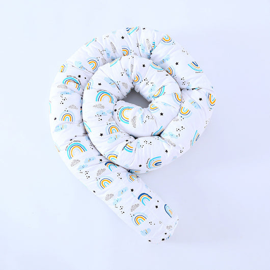 Almohada Larga Estampado Arcoíris de Algodón Premium - Image 8