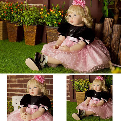 Muñeca Princesa con Cabello Largo - Juguete de Simulación Encantador - Image 12