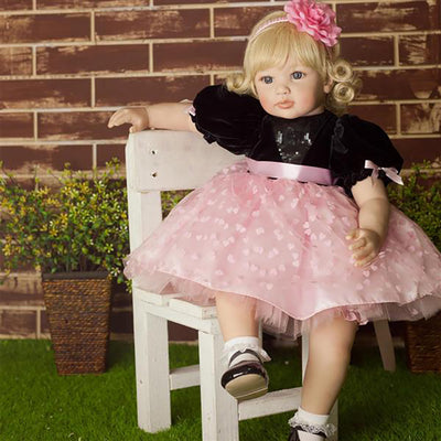 Muñeca Princesa con Cabello Largo - Juguete de Simulación Encantador - Image 4