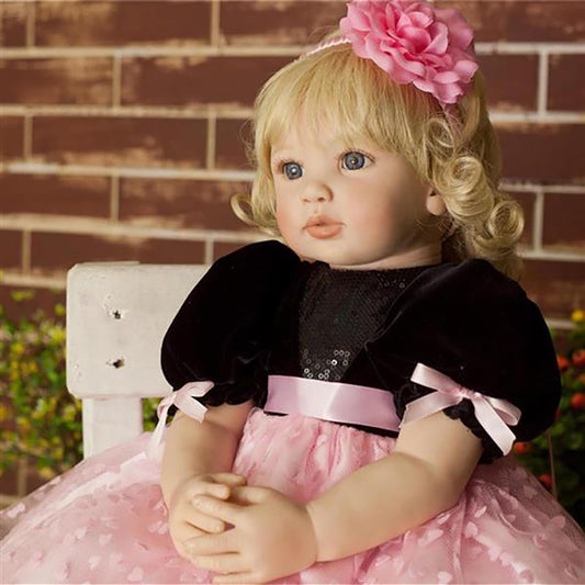 Muñeca Princesa con Cabello Largo - Juguete de Simulación Encantador - Image 2