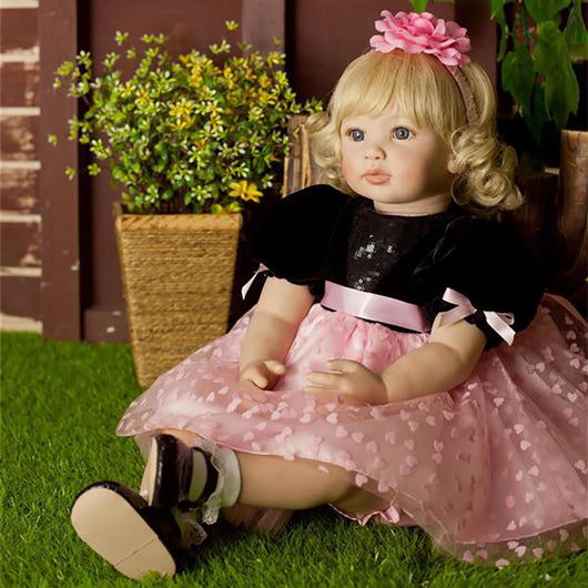 Muñeca Princesa con Cabello Largo - Juguete de Simulación Encantador - Image 5