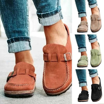 Pantuflas Cómodas de Ante Frosted con Suela de Espuma Acolchada - Image 17