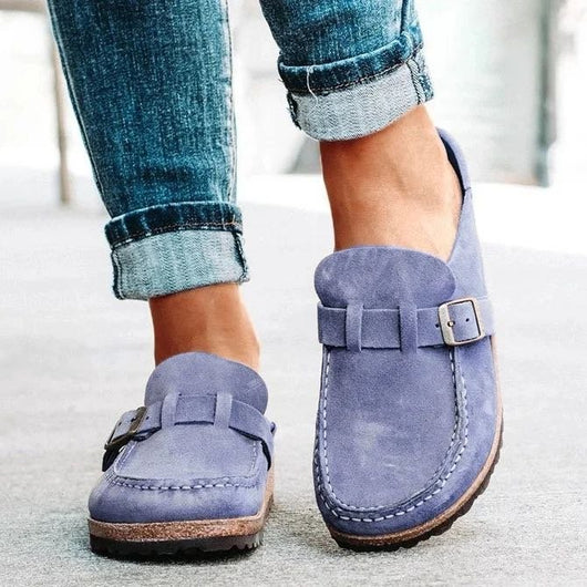 Pantuflas Cómodas de Ante Frosted con Suela de Espuma Acolchada - Image 15