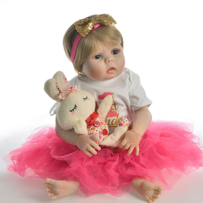Muñeca Bebé Realista 23 Pulgadas con Adhesivo Completo - Image 6