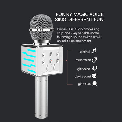 Micrófono Condensador Bluetooth Inalámbrico con Audio Integrado - Image 4