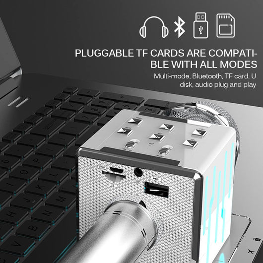 Micrófono Condensador Bluetooth Inalámbrico con Audio Integrado - Image 2