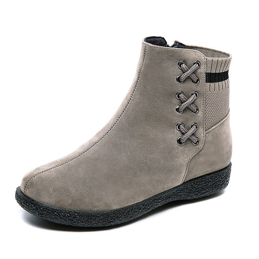 Botas de Invierno para Mujer Talla Grande con Forro de Algodón y Felpa - Image 11