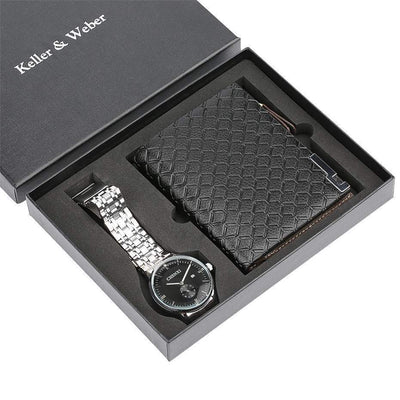 Reloj y Cartera para Hombre - Set de Regalo Elegante con Movimiento Cuarzo - Image 6