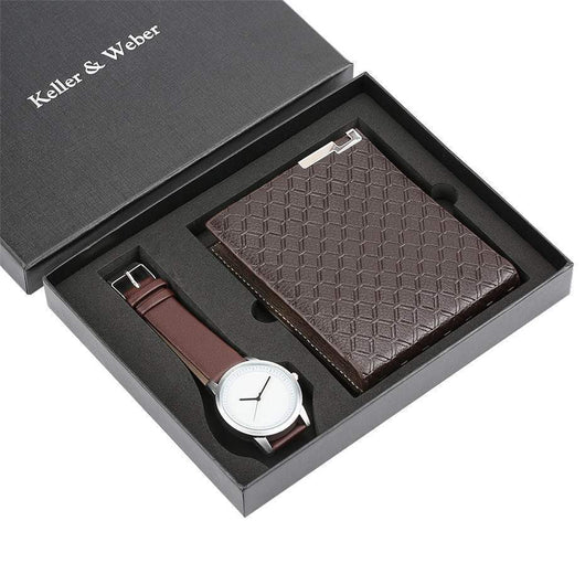 Reloj y Cartera para Hombre - Set de Regalo Elegante con Movimiento Cuarzo - Image 5