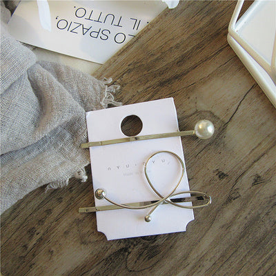 Conjunto de Pasadores de Perlas Diseño Japonés con Clips de Palabra - Image 7