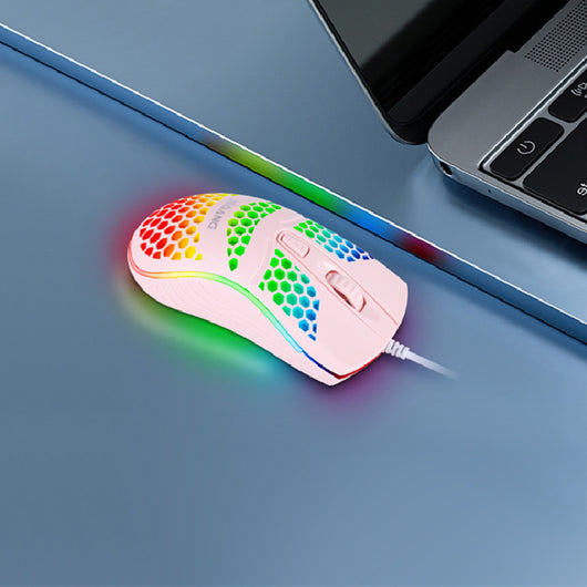 Ratón USB con Diseño Perforado e Iluminación LED - Image 6