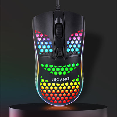 Ratón USB con Diseño Perforado e Iluminación LED - Image 9