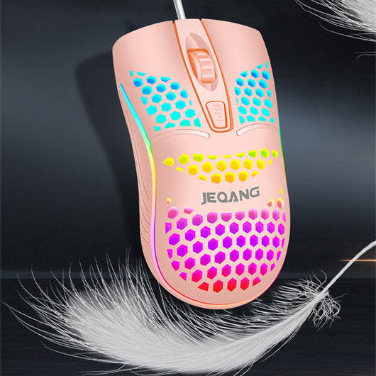 Ratón USB con Diseño Perforado e Iluminación LED - Image 2